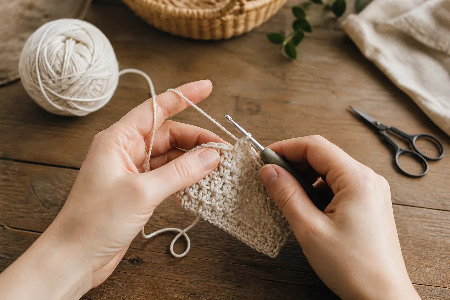 Comment faire du crochet quand on débute, pas à pas