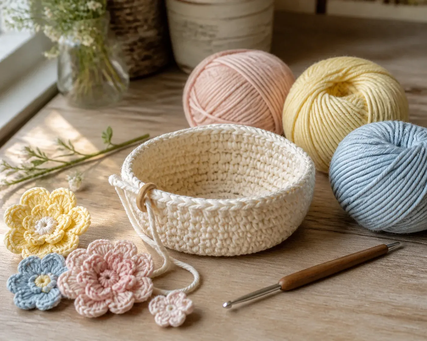 Quelle création facile au crochet choisir quand on débute ?