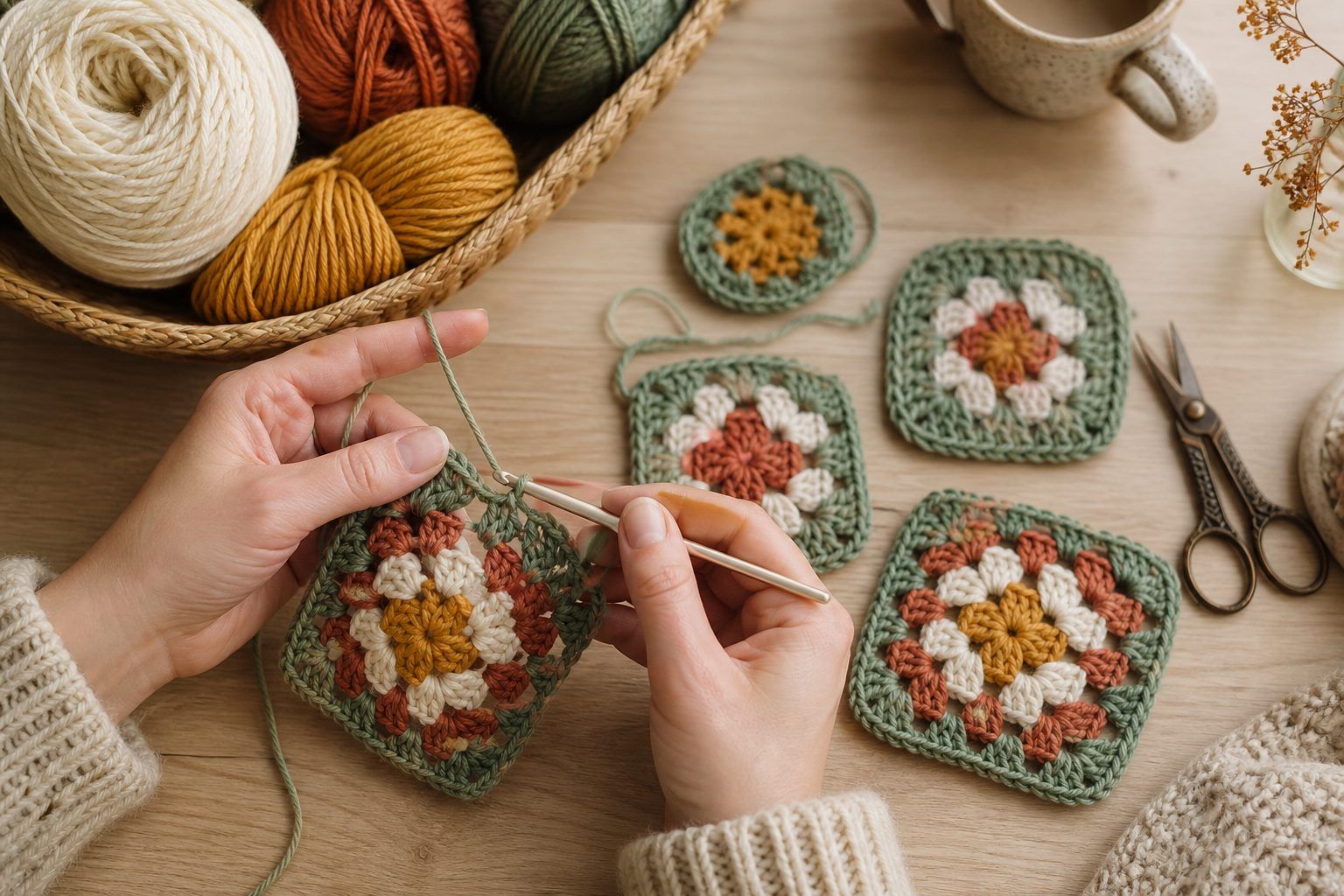 Tuto : comment crocheter un carré granny classique étape par étape