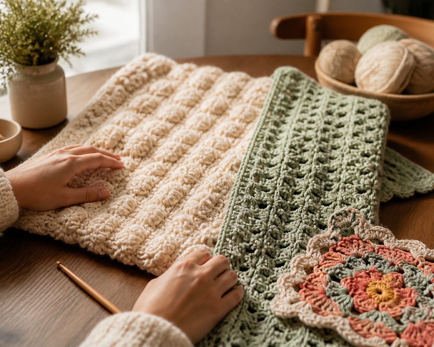 Quel point choisir pour une couverture, une écharpe ou un motif fantaisie ?