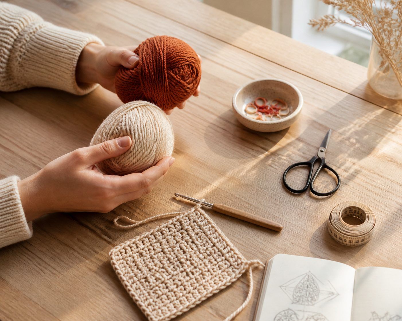 Tuto crochet : préparer un projet sans acheter trop de matériel