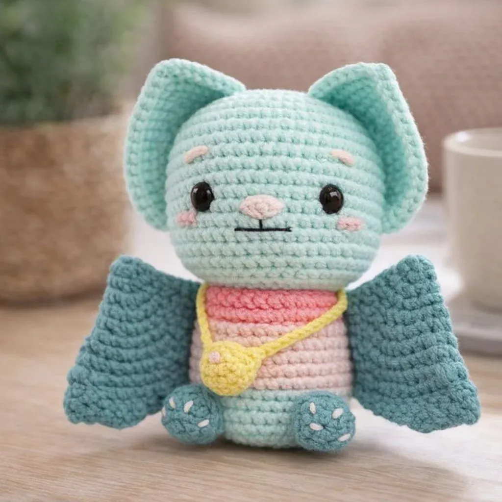 Kit crochet Tori chauve-souris amigurumi facile : vue 1