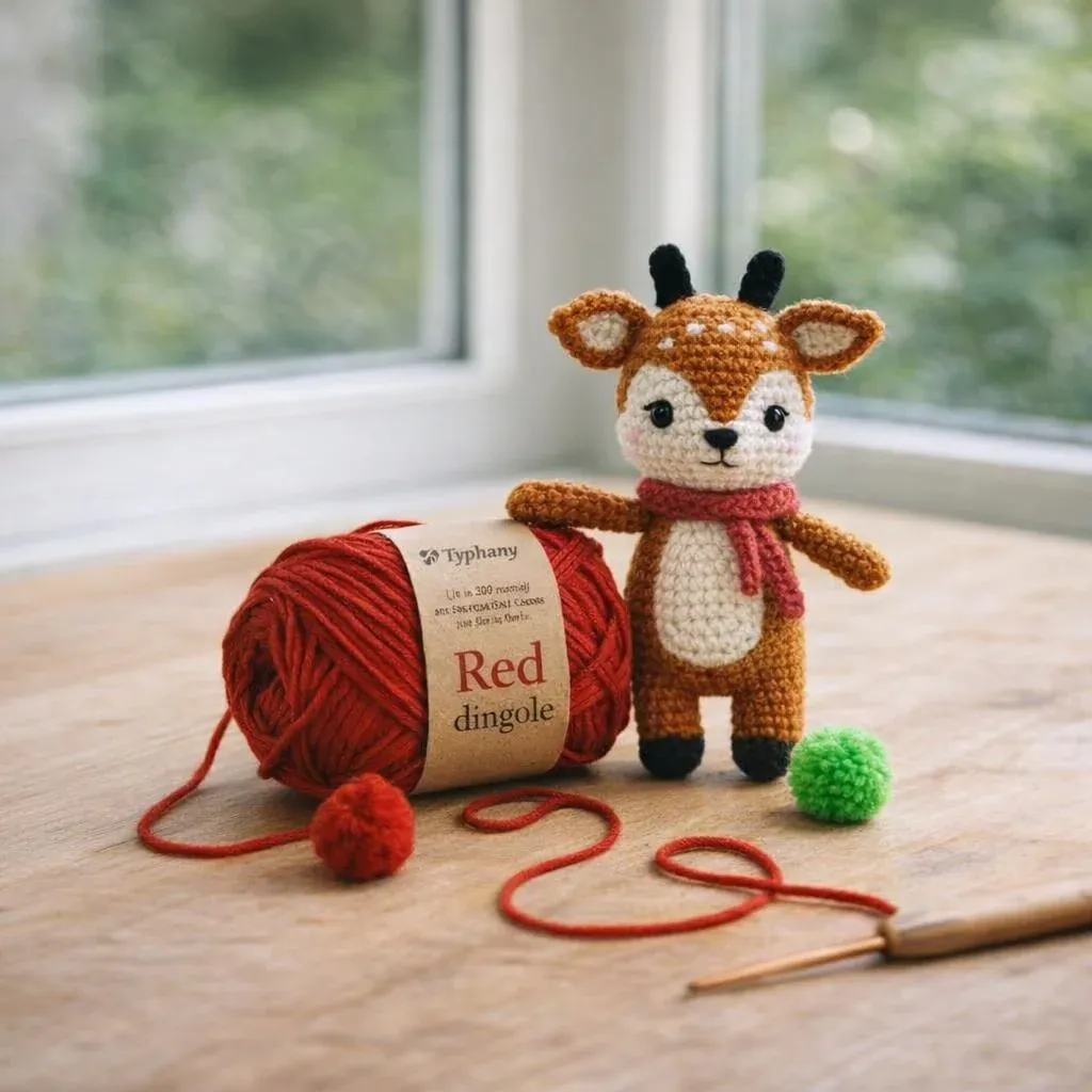 Kit crochet amigurumi biche douce pour débuter : vue 1