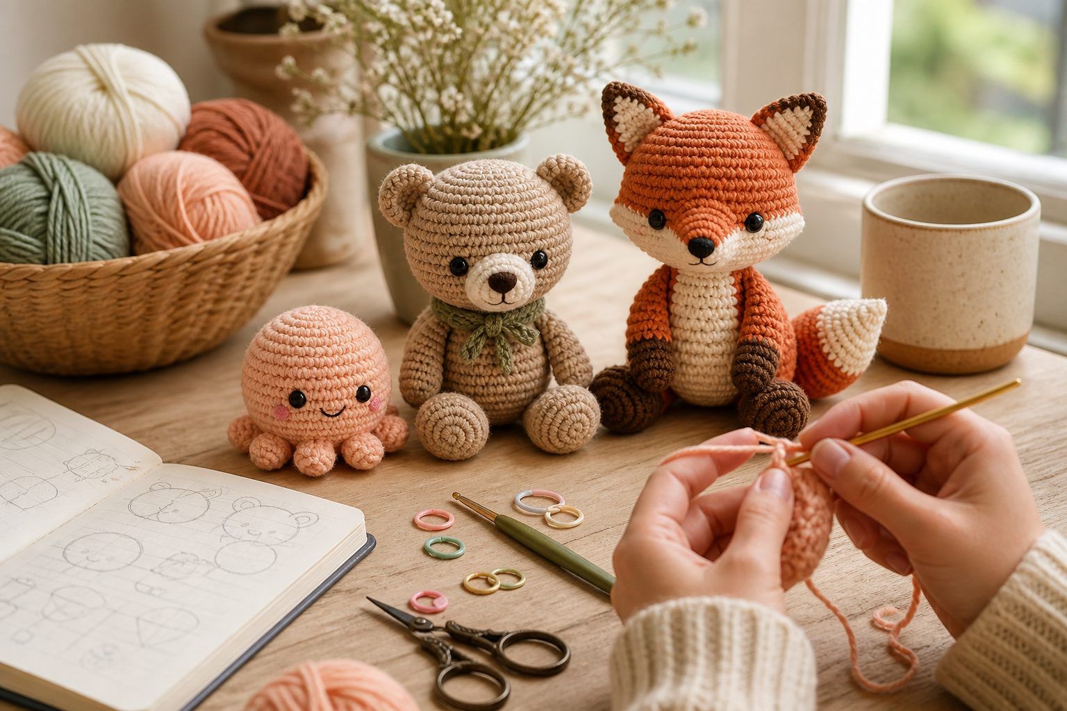Quels modèles d’amigurumis gratuits choisir selon son niveau ?