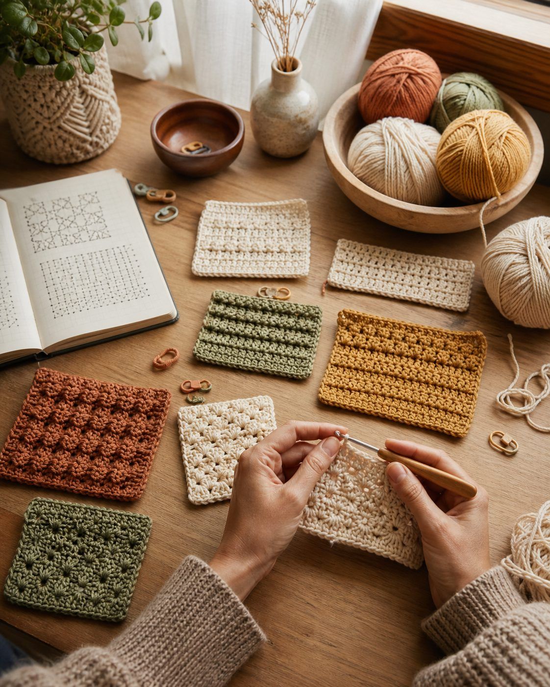 Les points de crochet à connaître pour suivre un patron gratuit