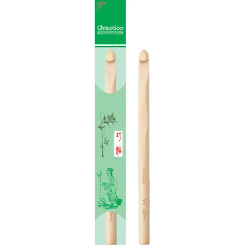 Crochet ergonomique en bambou ChiaoGoo, 14 cm : vue 1