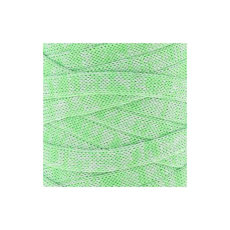 Fil coton recyclé et lurex RibbonXL Neon Mini, 80 g : vue 1