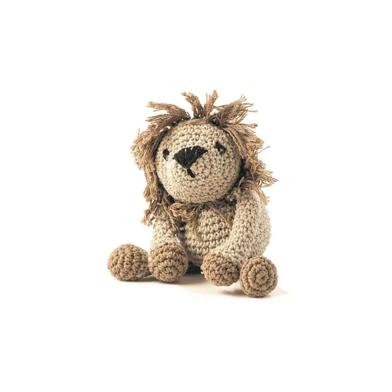 Kit amigurumi lion Leroy couleur biscuit au crochet : vue 1