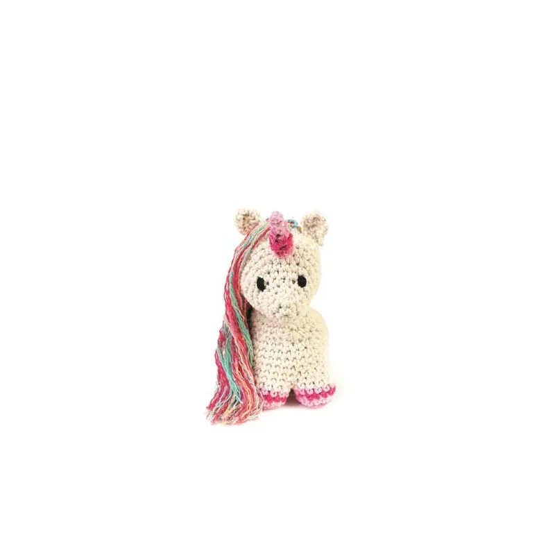 Kit amigurumi Nora la licorne almond au crochet : vue 1