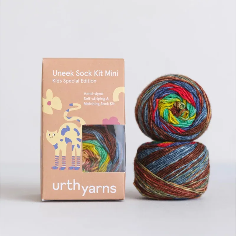 Kit chaussettes pour enfant, mérinos et nylon, 2 x 30 g