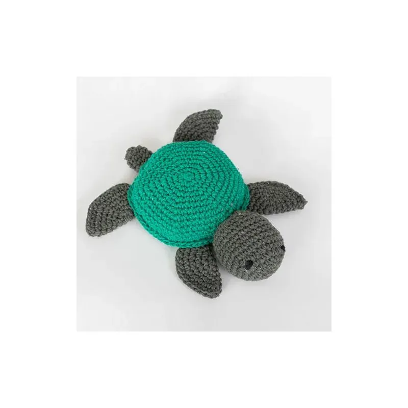 Kit crochet amigurumi Jake la tortue Aspen Hoooked : vue 1