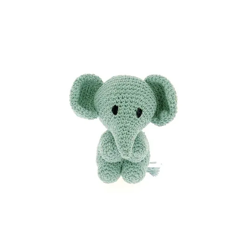 Kit crochet amigurumi Mo l’éléphant, niveau débutant : vue 1