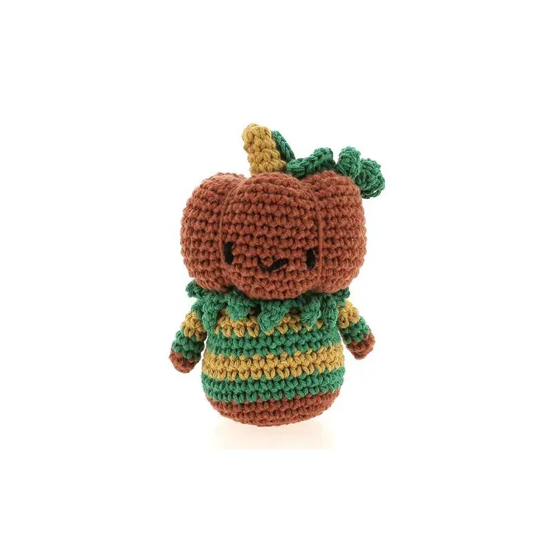 Kit crochet amigurumi Monsieur Citrouille Halloween : vue 1