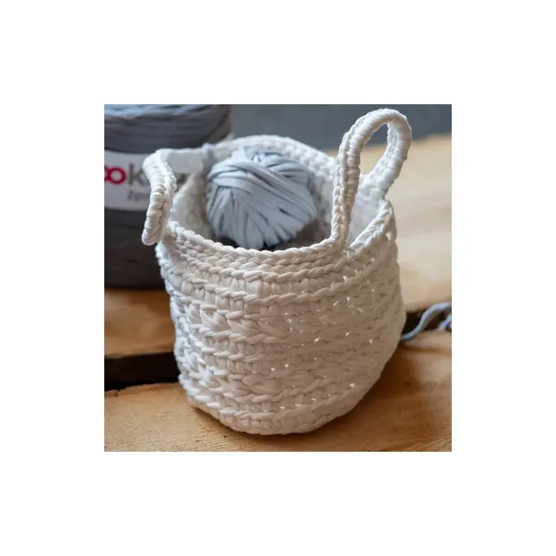 Kit panier au crochet Revisto off-white Hoooked : vue 1
