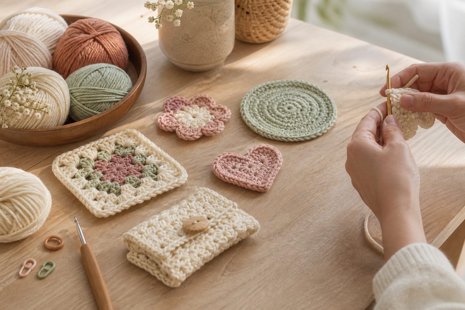 5 idées de tutoriel crochet facile pour débuter sans frustration